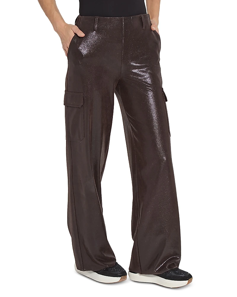 Lysse Plus Callie Foil Cargo Pants