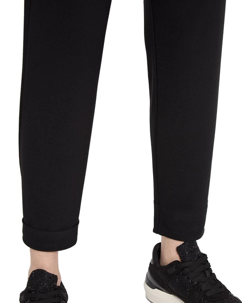 Julia Cuffed Crepe Joggers
