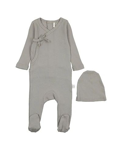 Pouf Baby Unisex Faux Wrap Footie - Baby