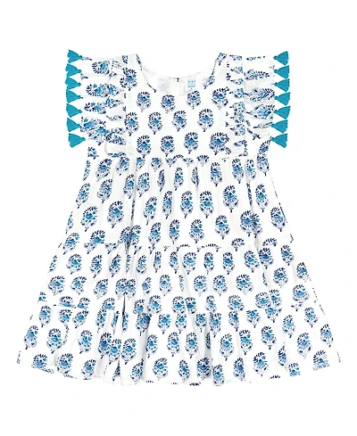 Mer St. Barth Girls' Sophie Tassel Dress - Little Kid
