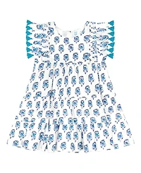 Mer St. Barth Girls' Sophie Tassel Dress - Little Kid