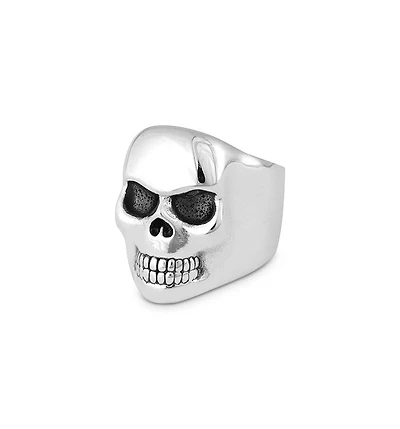 Men's Small Classic Skull Ring