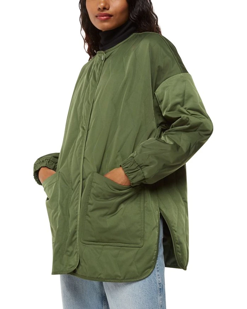 Petites Esther Quilted Coat