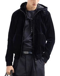Flocked Nylon Jacket