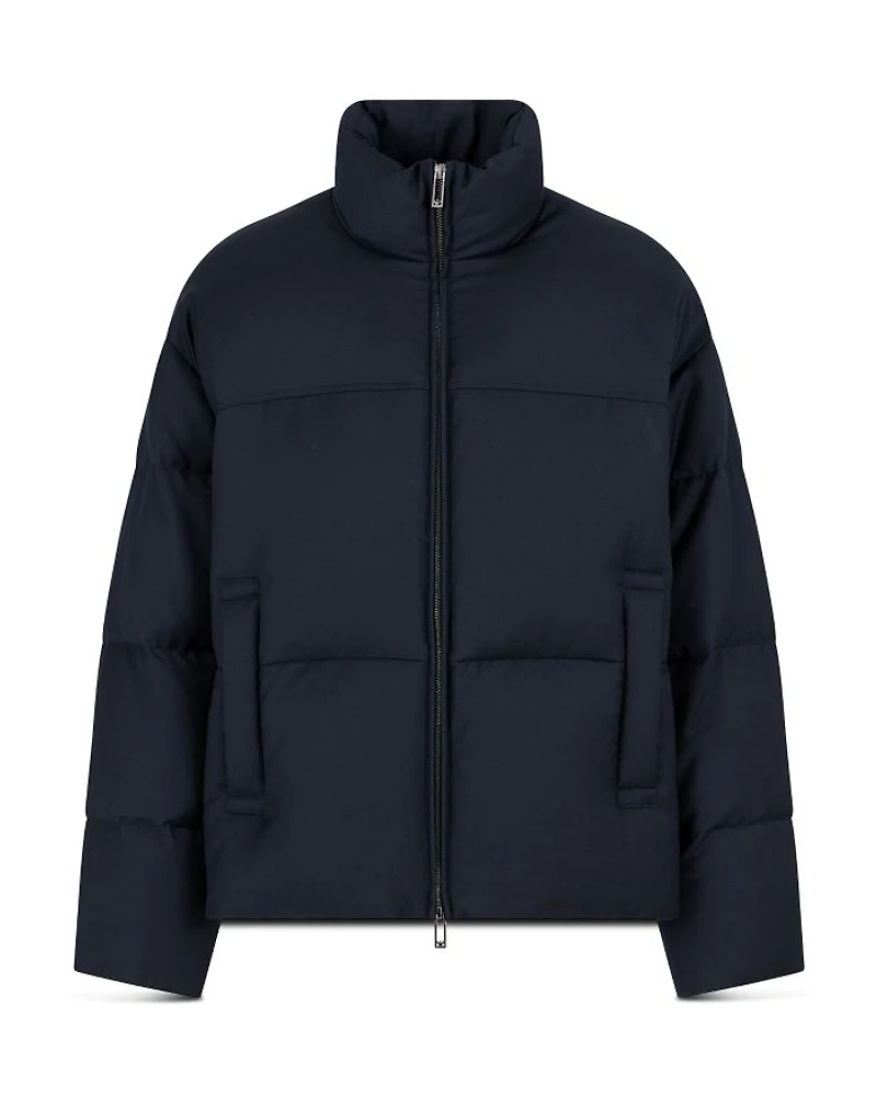Twill Puffer Jacket