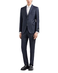 Slim Fit Micro Stripe Wool Suit