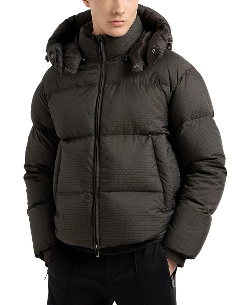 Puffer Coat with Removable Hood