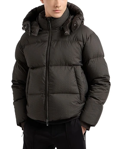 Puffer Coat with Removable Hood