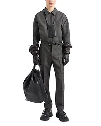 Textured Blouson Jacket