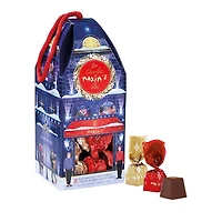 Maxim's De Paris Maxim's House Filled with Milk and Dark Chocolate Gianduja, 16 Piece