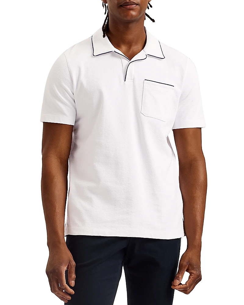 Ted Baker Paisel Open Collar Short Sleeve Polo Shirt