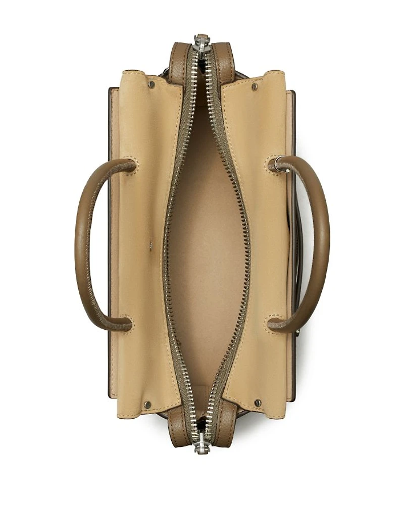 Downtown Distressed Leather Satchel