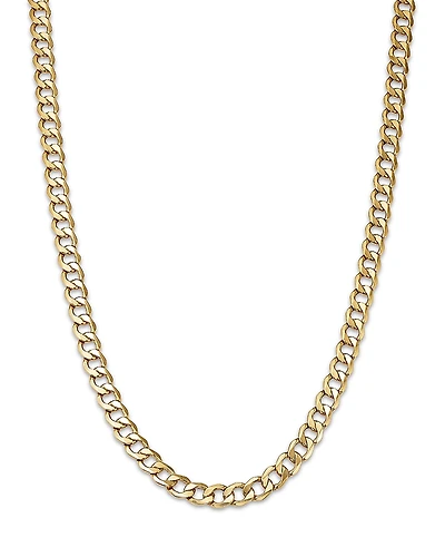 Bloomingdale's Fine Collection Polished Curb Link Chain Necklace