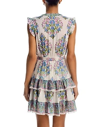 Rainey Floral Tiered Mini Dress