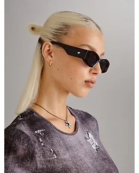 Mermaiden Oval Sunglasses, 52mm