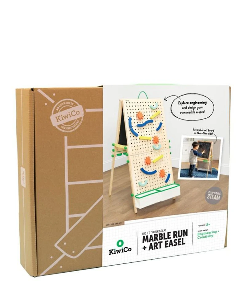Marble Run & Art Easel - Ages 3+