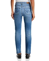 Mari Mid Rise Slim Straight Jeans