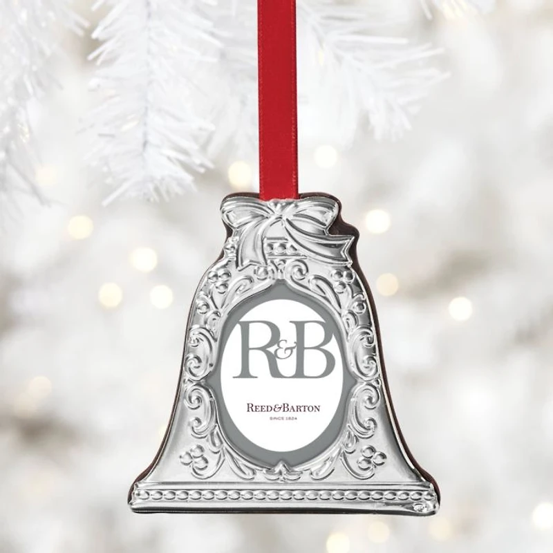 Bell Figural Frame Sterling Silver Ornament