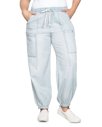 Plus Low Slung Pull On Pants