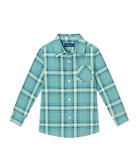 Andy & Evan Green Plaid Buttondown Shirt - Little Kid