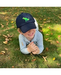 Boys' T-Rex Baseball Hat in Navy - Little Kid