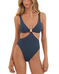 ViX Firenze Becky Mayra Cut Out One Piece Swimsuit
