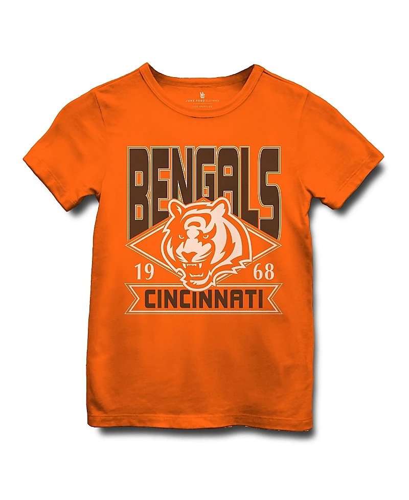 Junk Food Clothing Unisex Nfl Cincinnati Bengals Overtime Tee - Little Kid, Big Kid