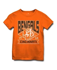 Junk Food Clothing Unisex Nfl Cincinnati Bengals Overtime Tee - Little Kid, Big Kid