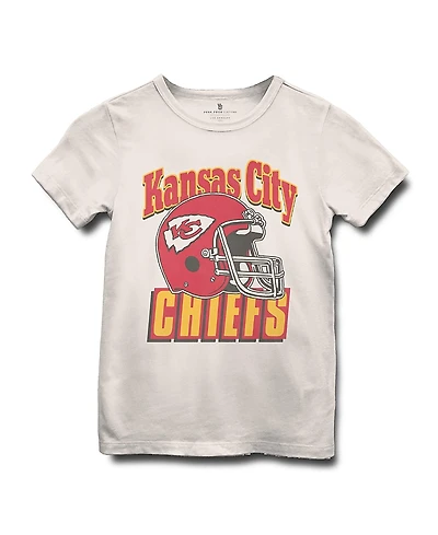 Junk Food Clothing Unisex Nfl Kansas City Chiefs Helmet Tee - Little Kid, Big Kid