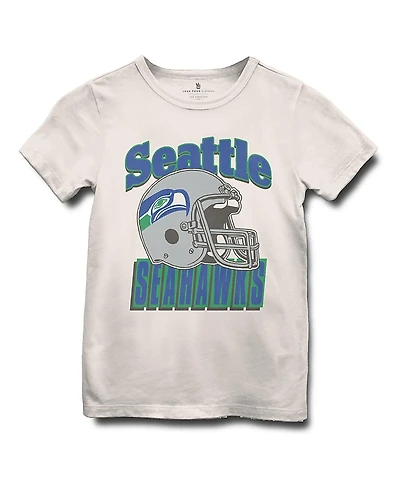 Junk Food Clothing Unisex Nfl Seattle Seahawks Helmet Tee - Little Kid, Big Kid