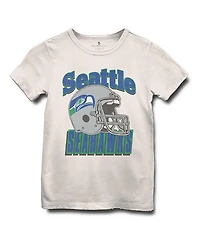 Junk Food Clothing Unisex Nfl Seattle Seahawks Helmet Tee - Little Kid, Big Kid