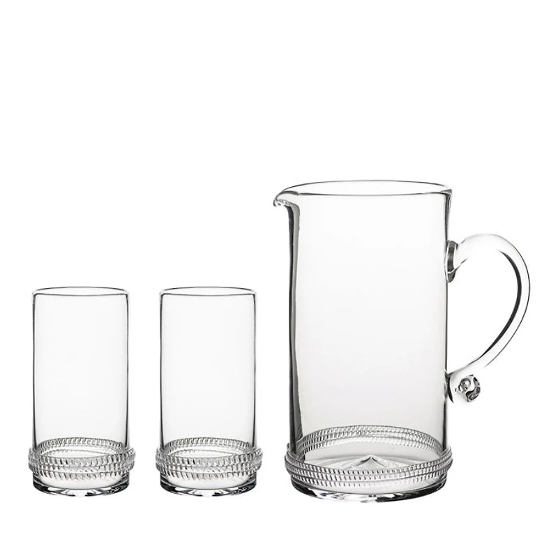 Dean Pitcher & Highball Glass, Set of 3