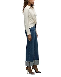 Rosie High Rise Wide Leg Jeans Mallorca