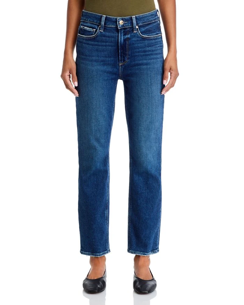 Cindy High Rise Ankle Straight Jeans