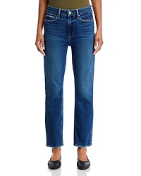 Cindy High Rise Ankle Straight Jeans