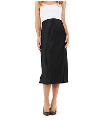 Ripe Maternity Crystal Satin Skirt