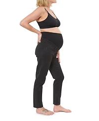 Hunter Over Bump Crop Jean Black