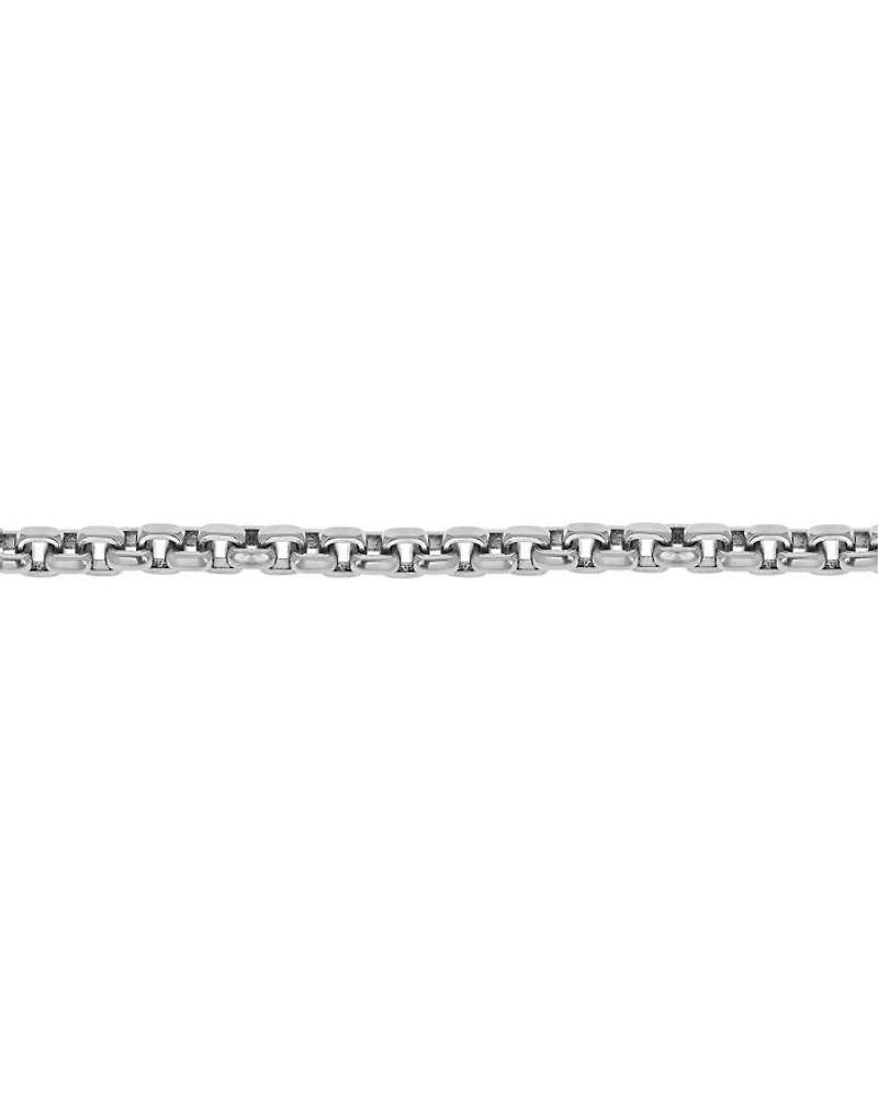 Sterling Silver Box Link Bracelet