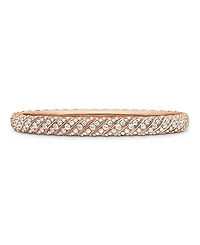 David Yurman Sculpted Cable Pave Bangle Bracelet