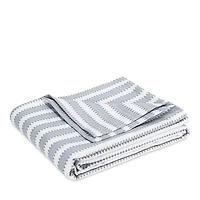 Matouk Apollo Stripe Matelasse Coverlet, Queen