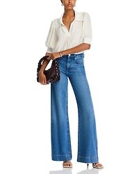 Weldon Collared Silk Blouse