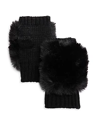 Surell Girls' Fingerless Texting Mittens - Big Kid