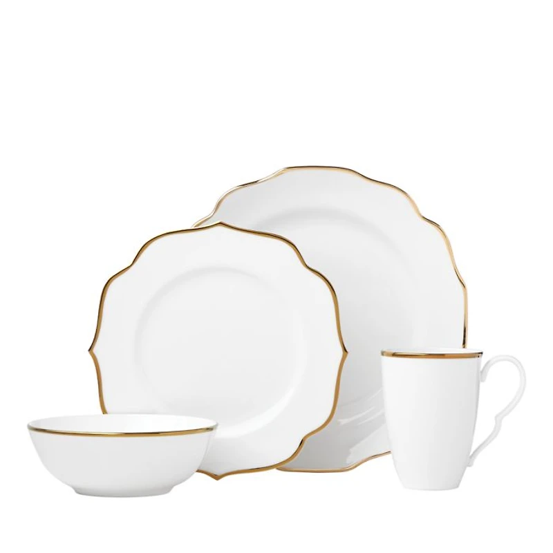 Contempo Luxe 4 Piece Dinnerware Set