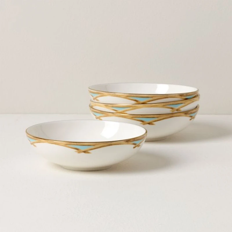 Colonial Bamboo Fruit Bowl, Set of 4