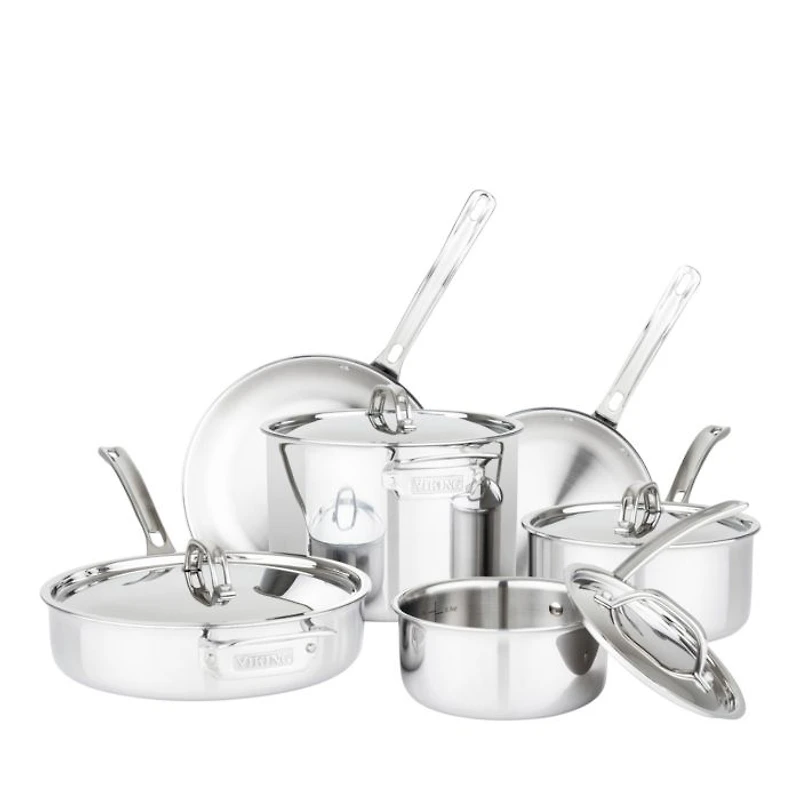 3 Ply Stainless Steel 10 Piece Cookware Set