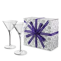 William Yeoward Crystal American Bar Corinne Tall Martini Glass, Set of 2