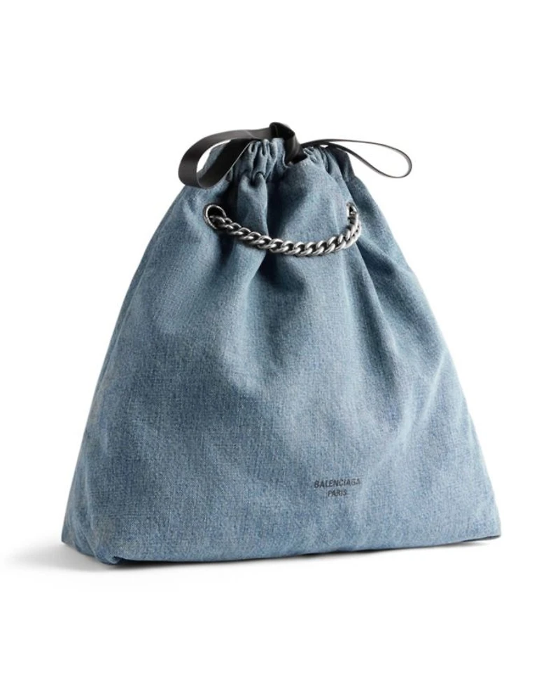 Crush Medium Tote Bag Denim