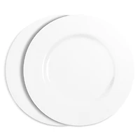 Richard Brendon White Rimmed Side Plate, Set of 2