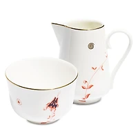 Richard Brendon Dragon Flower Sugar Bowl & Milk Jug