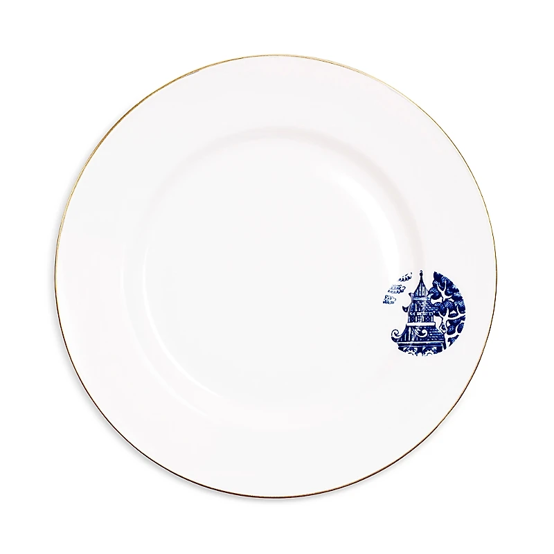 Richard Brendon Willow 22k Gold Rimmed Side Plate, Set of 2